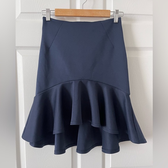 🔥NWT Forever 21 Knee Length Skirt in Navy Blue. Size Small. 🔥 - Picture 1 of 4